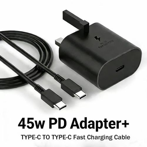 Samsung 45W Super Fast Charge PD Adaptive Charging For Samsung And Redmi Phones Type-C To Type-C