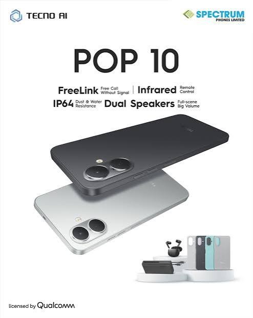 Tecno Pop 10 64GB + 3GB